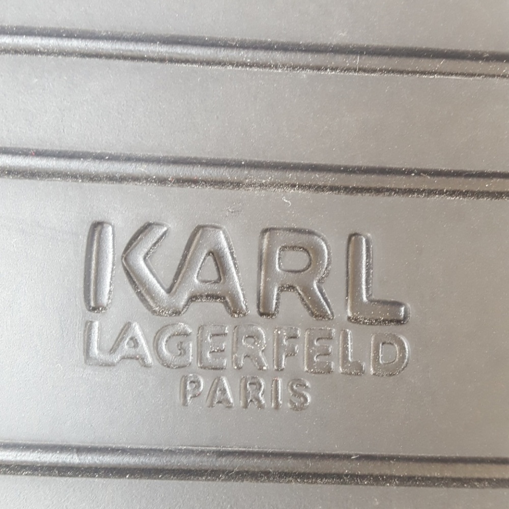 Karl Lagerfeld black Zaira slides new with tags - Picture 7 of 7